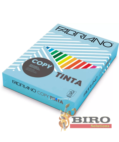 Hîrtie colorată A4 FABRIANO Tinta Cielo, 160 gr/m2, 250 foi, intensiv, albastru deschis
